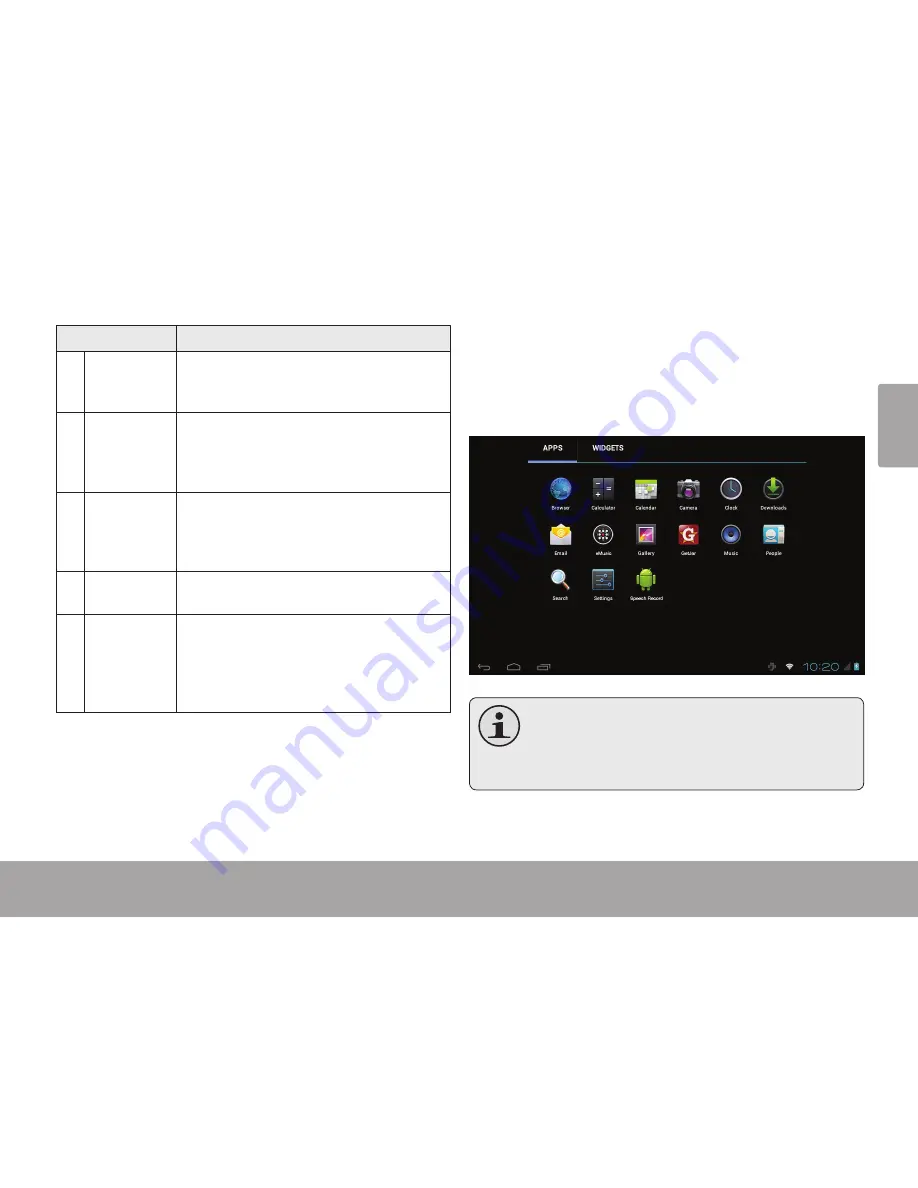 Coby Kyros MID7042 User Manual Download Page 15