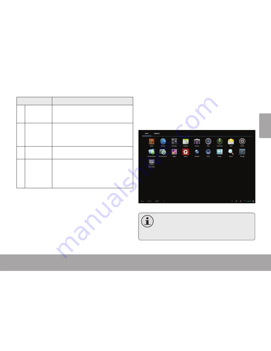 Coby Kyros MID9042 Quick Start Manual Download Page 15