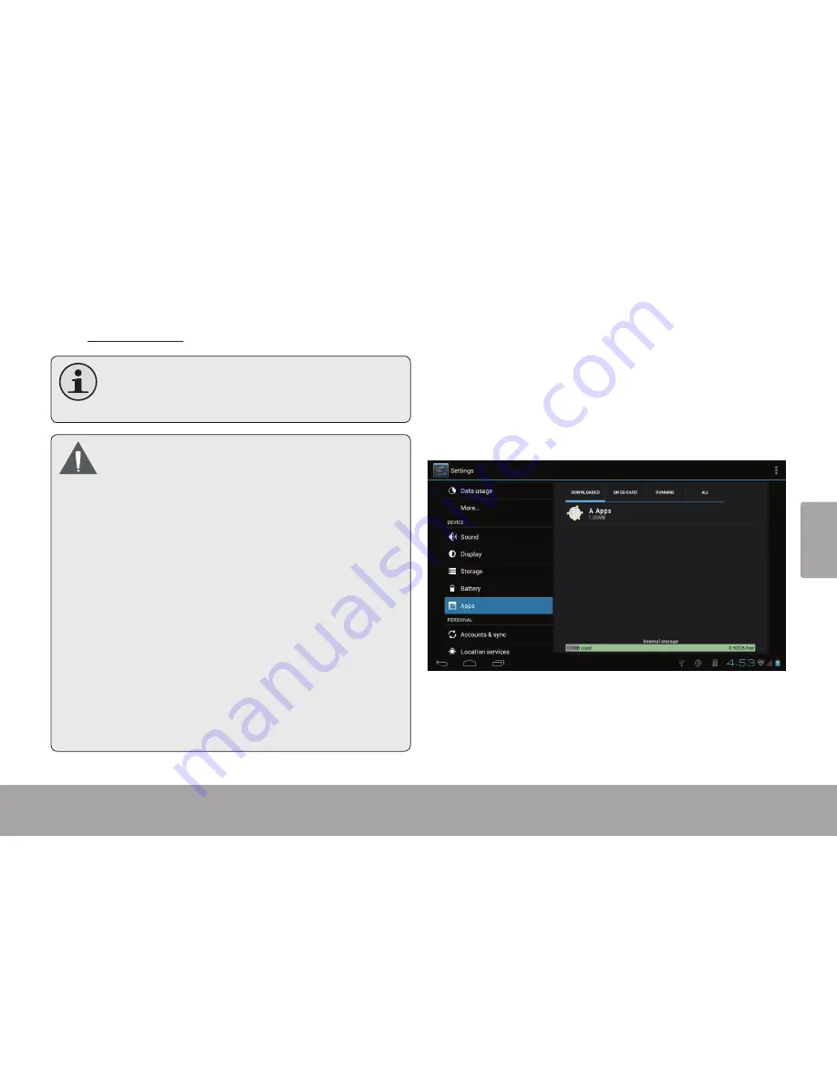 Coby Kyros MID9042 Quick Start Manual Download Page 109