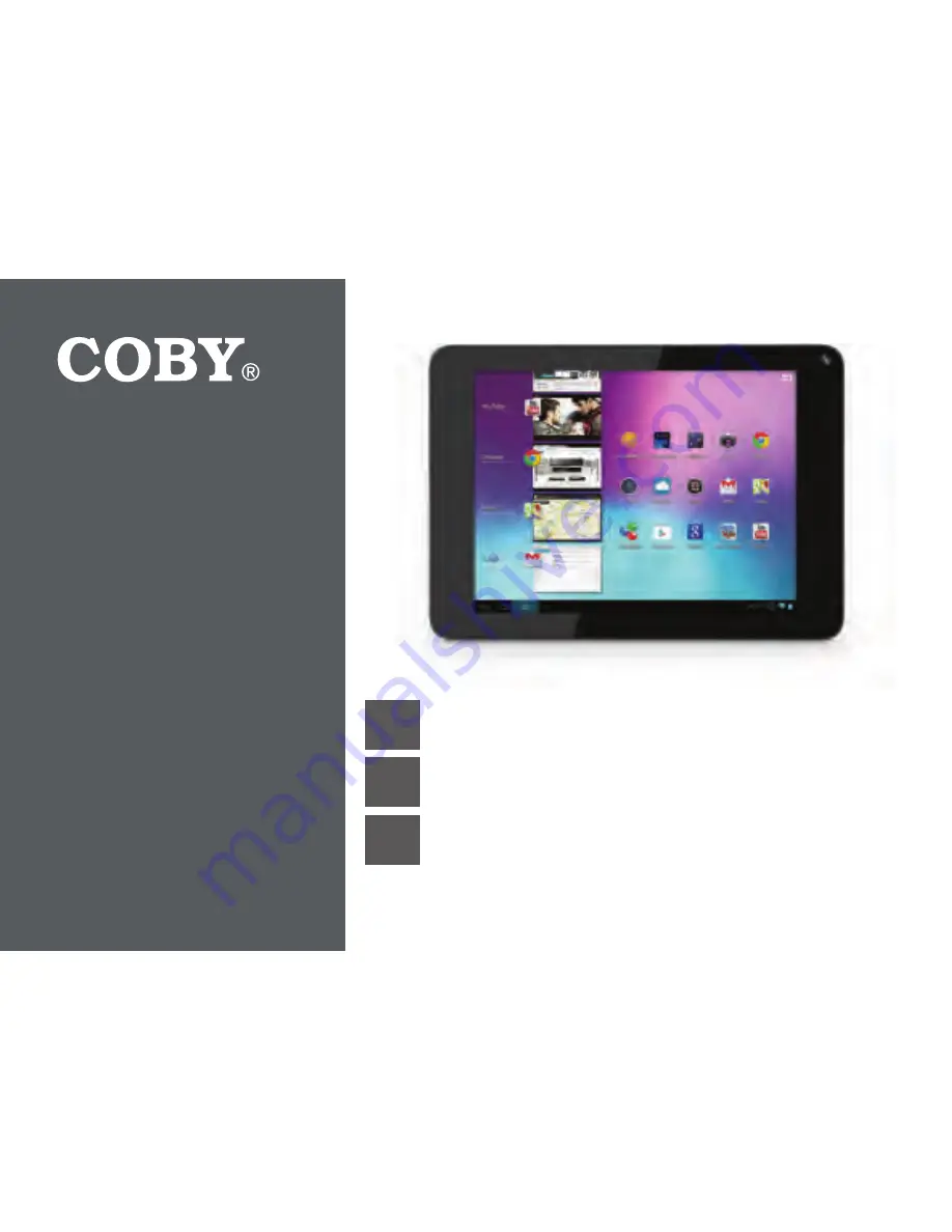 Coby MID8065 Quick Start Manual Download Page 1