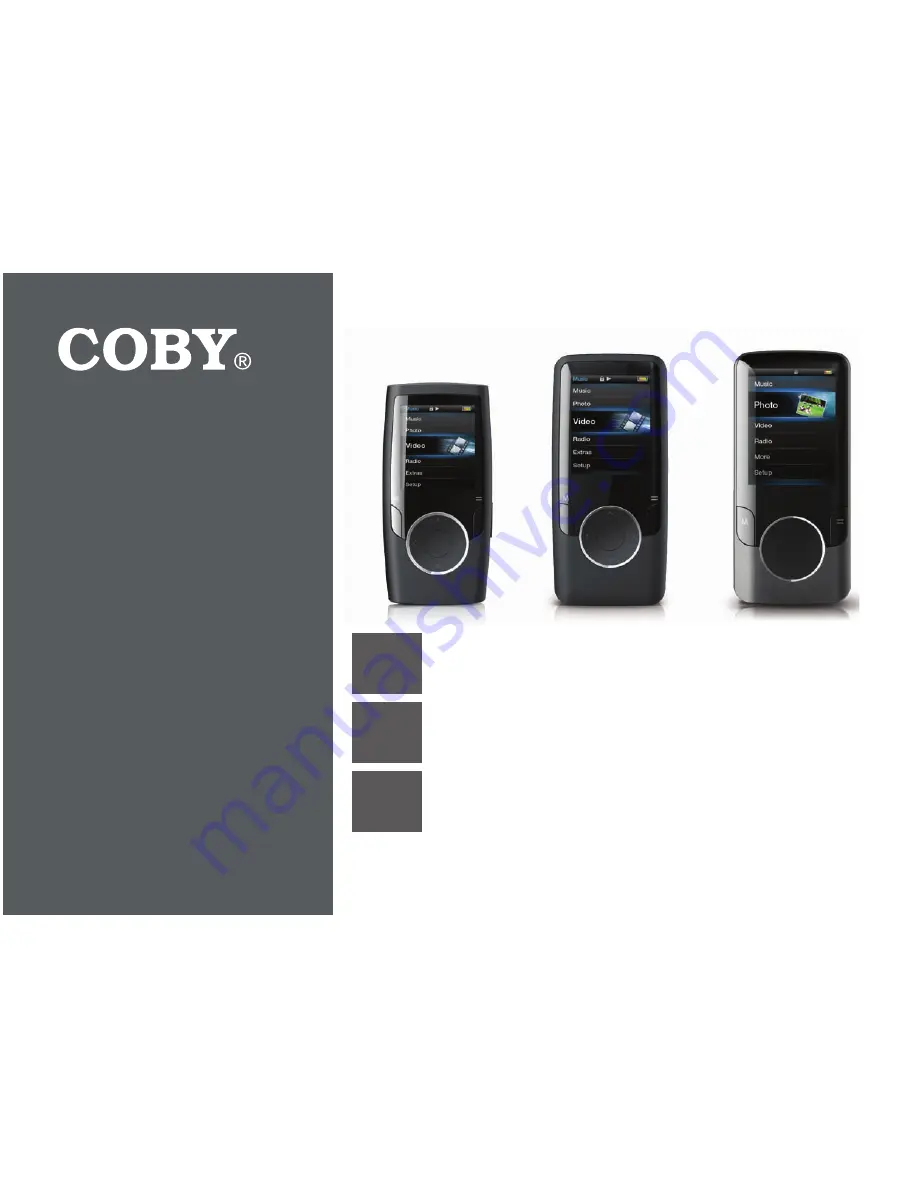 Coby MP601 Series Скачать руководство пользователя страница 1