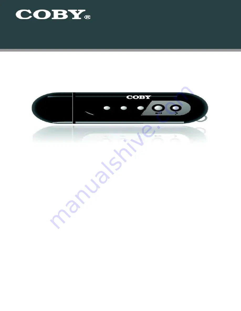 Coby MPC853 - 512 MB Digital Player Скачать руководство пользователя страница 1