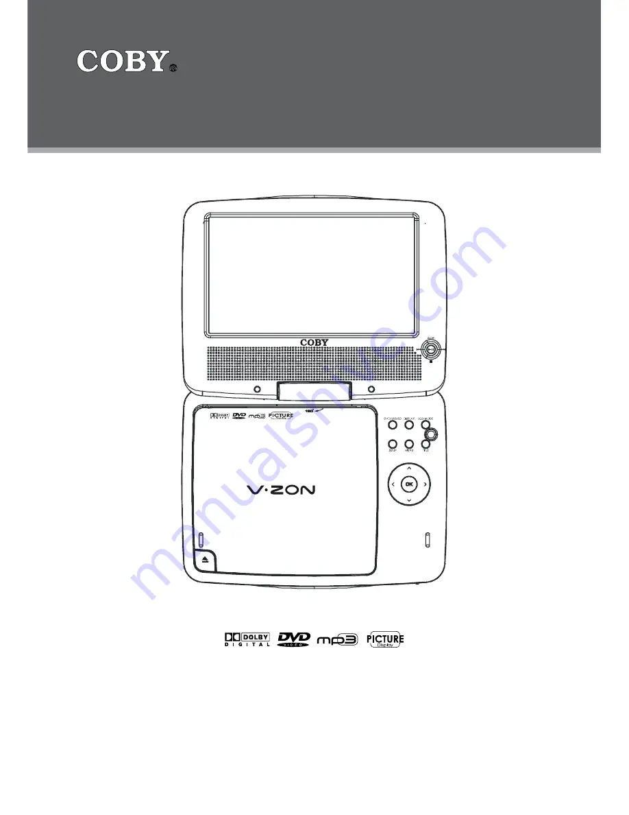 Coby TF-DVD7309 Скачать руководство пользователя страница 1