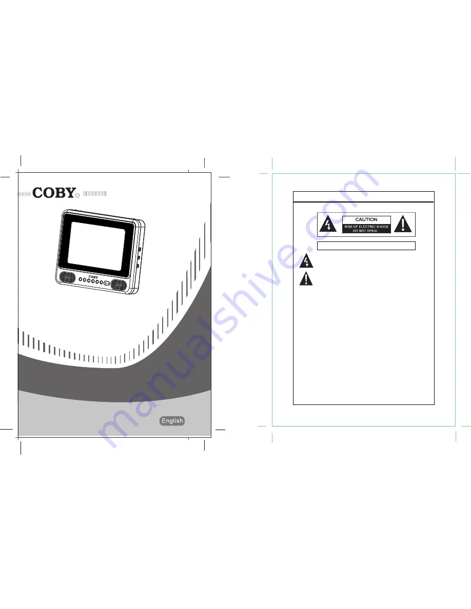 Coby TF-TV505 Скачать руководство пользователя страница 1