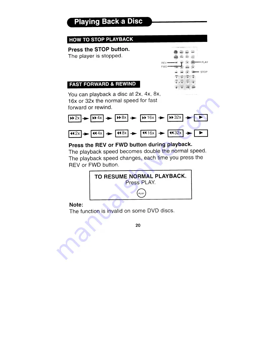 Coby TFDVD5010 - DVD Player - 5 Operation Instructions Manual Download Page 22