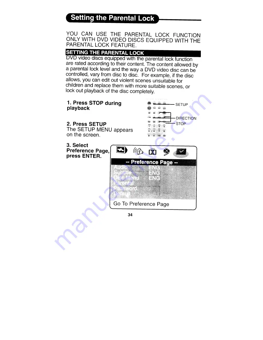 Coby TFDVD5010 - DVD Player - 5 Operation Instructions Manual Download Page 36