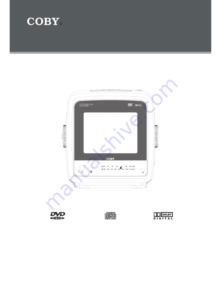 Coby TV-DVD1260 Instruction Manual Download Page 1