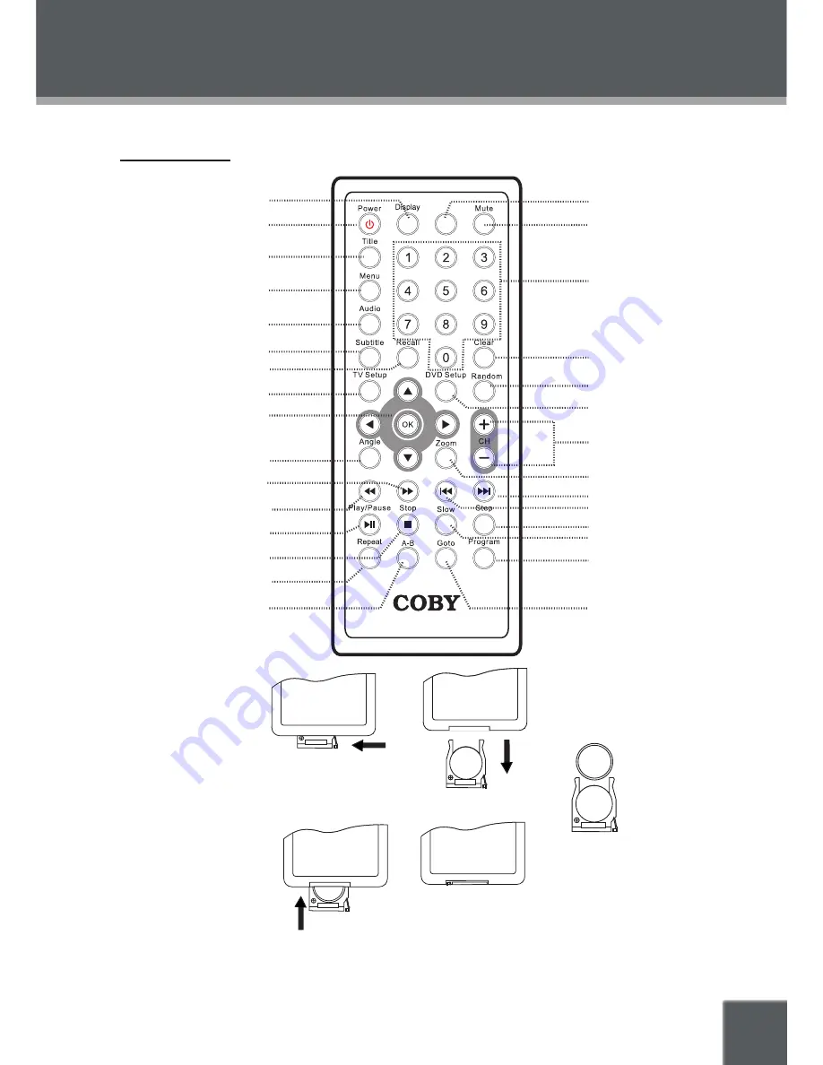 Coby TV-DVD1260 Instruction Manual Download Page 9