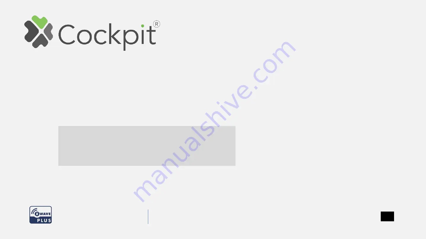 Cockpit CKNPBD User Manual Download Page 1