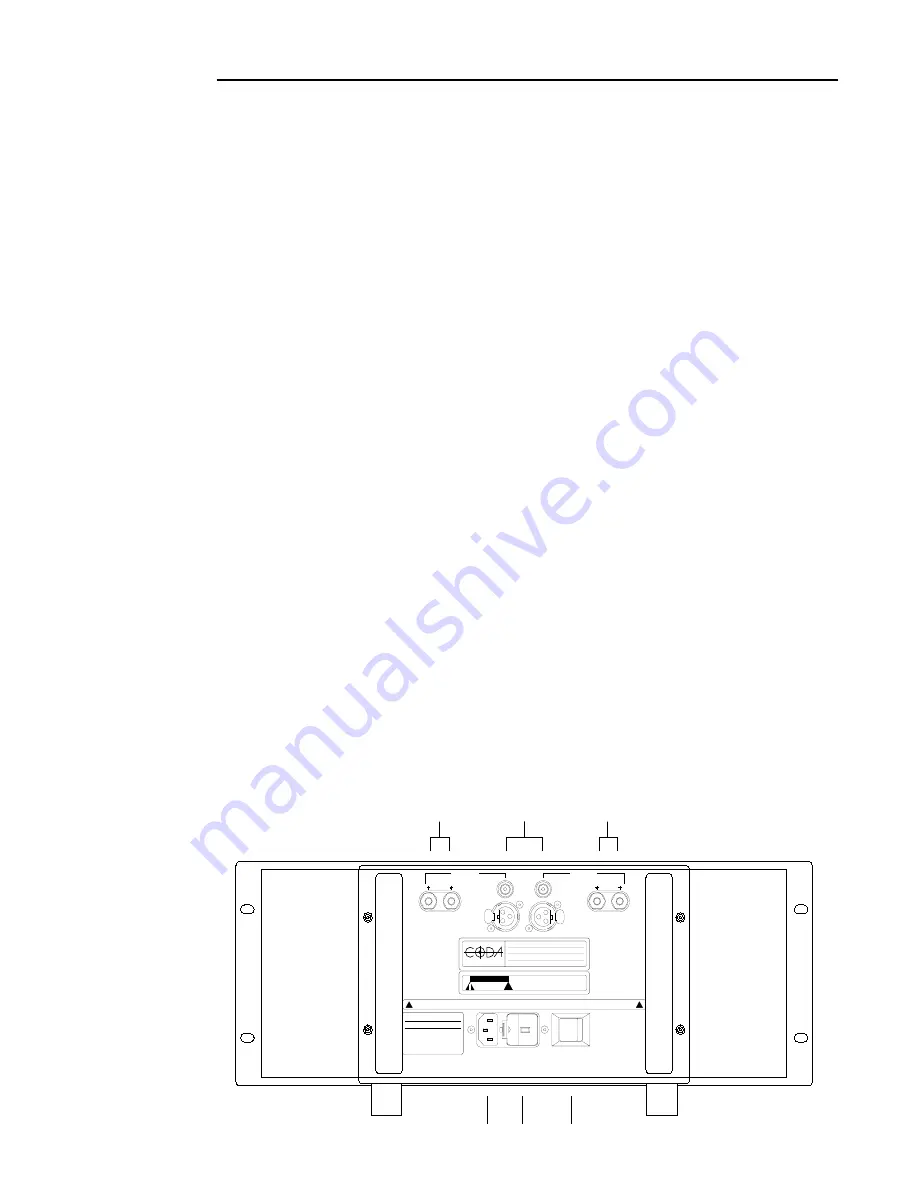 Coda Amplifier 10.5 Operation Manual Download Page 5