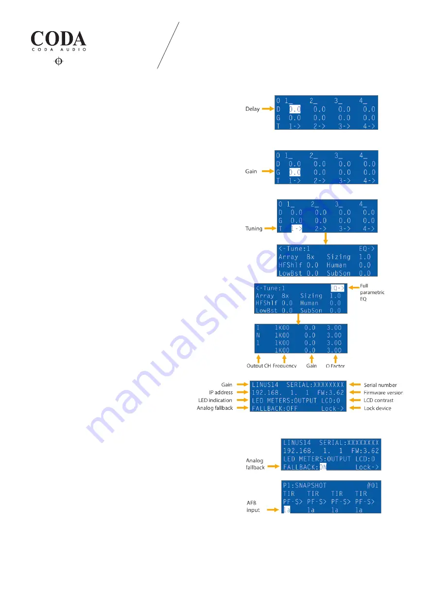 Coda LINUS14 User Manual Download Page 25