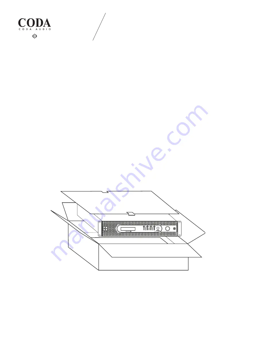 Coda LINUS5-C User Manual Download Page 36