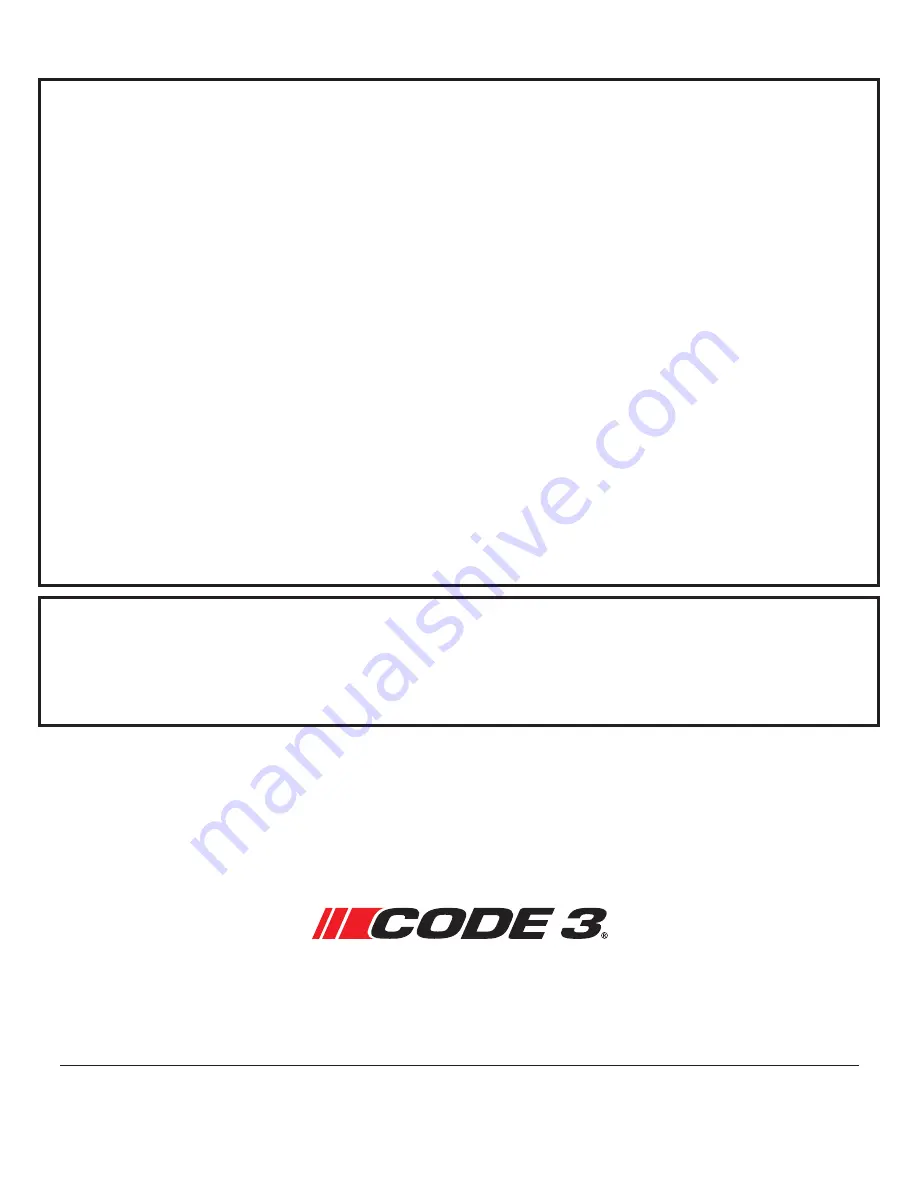 Code 3 MATRIX V2V Installation And Operation Instruction Download Page 4