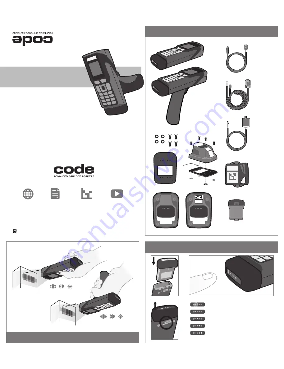 Code CR3600 Quick Start Manual Download Page 1