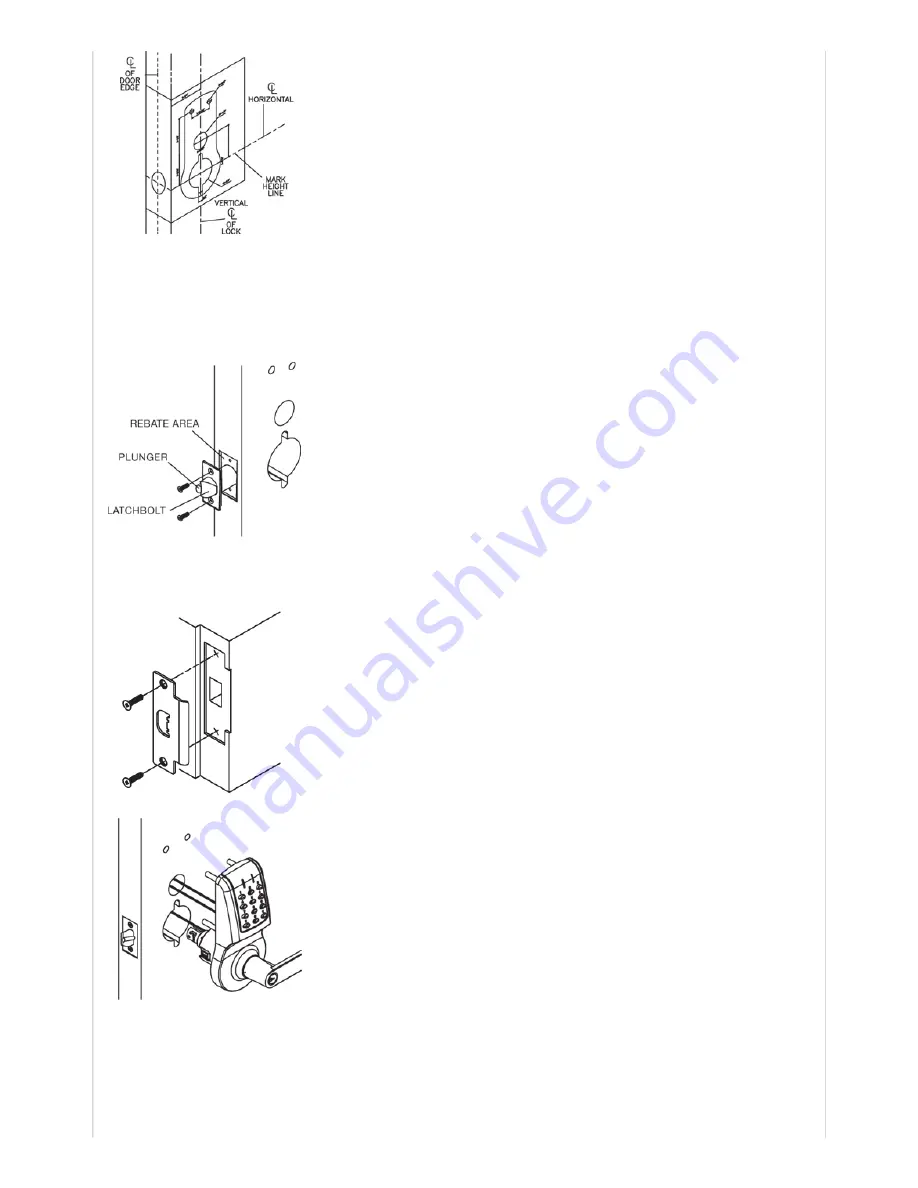 CODELOCKS CL6010 Installation Manual Download Page 2