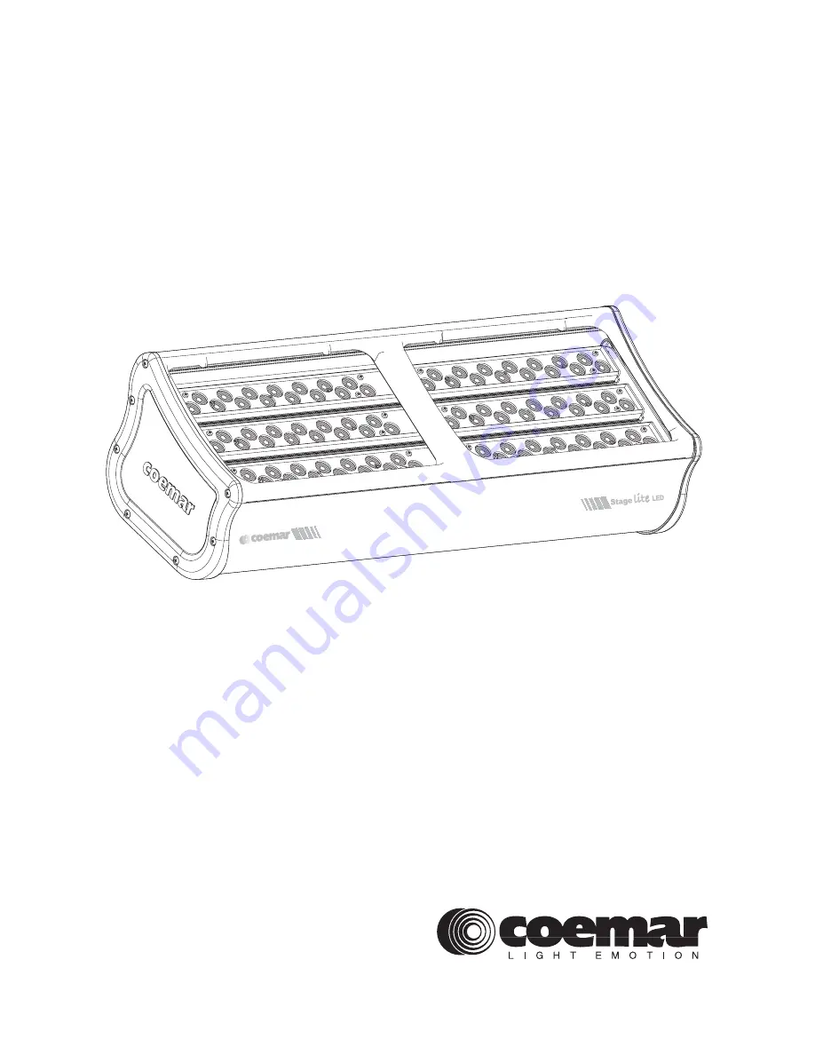 Coemar Stage Lite Led Instruction Manual Download Page 1