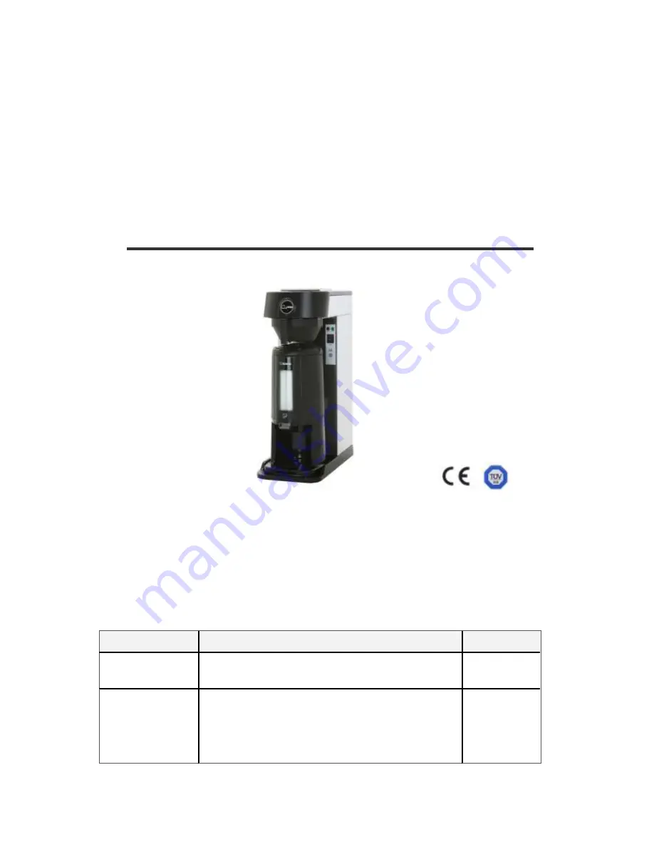 Cofman DW - 101 TS User Manual Download Page 1