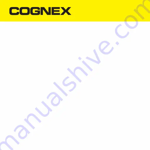 Cognex 821-0016-1R Скачать руководство пользователя страница 1