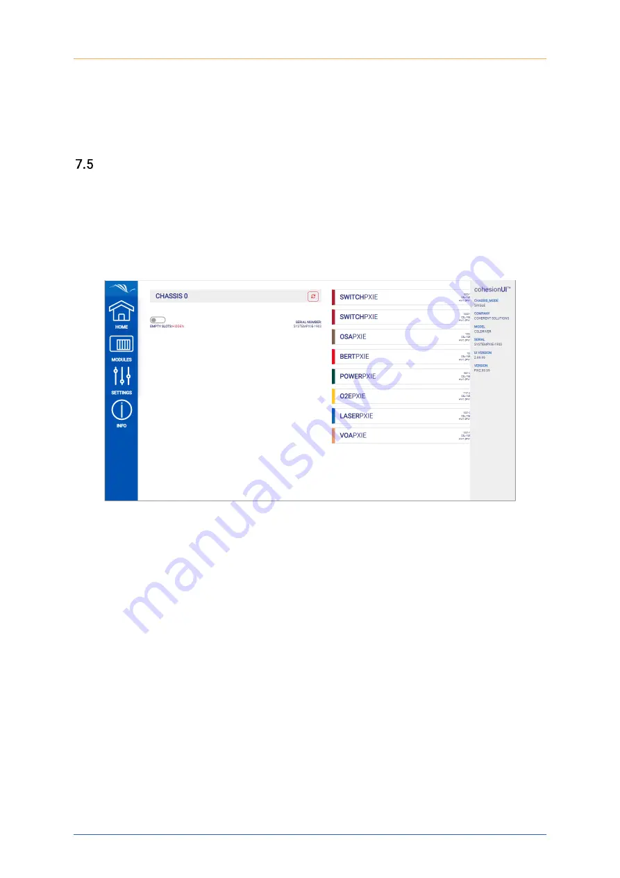 Coherent Solutions BERTPXIe-1003 User Manual Download Page 29