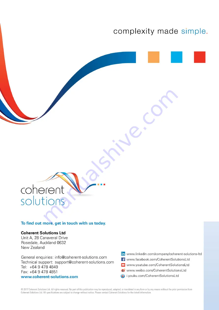 Coherent Solutions SwitchBlade User Manual Download Page 40