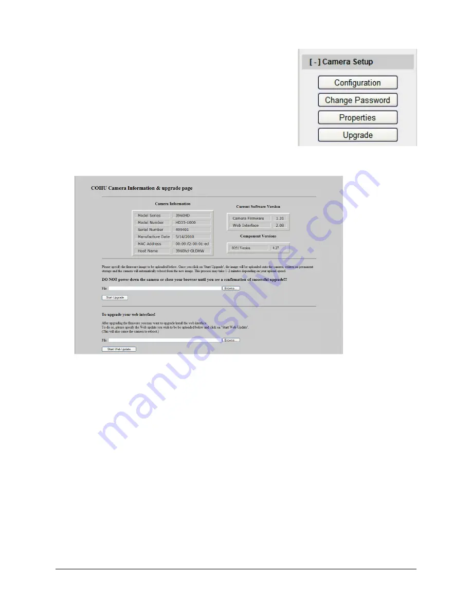 COHU Helios 3920 Operation Manual Download Page 27