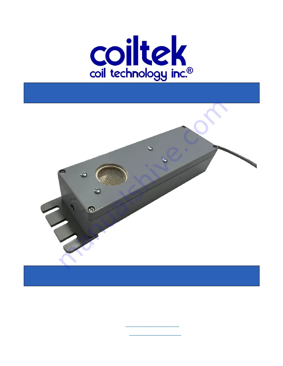 Coiltek CS-5100 Series Скачать руководство пользователя страница 1