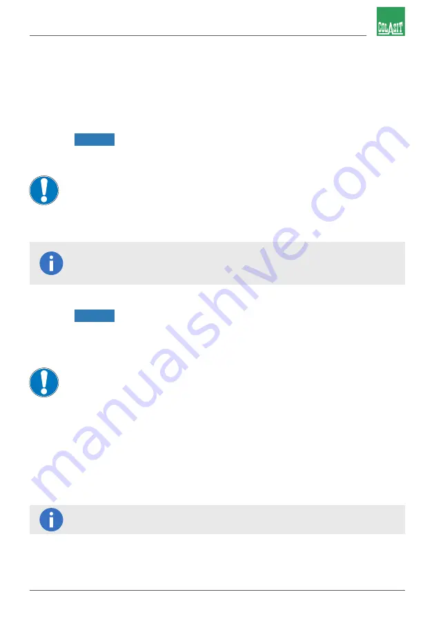 Colasit CMVpro 125 Operating Instructions Manual Download Page 40