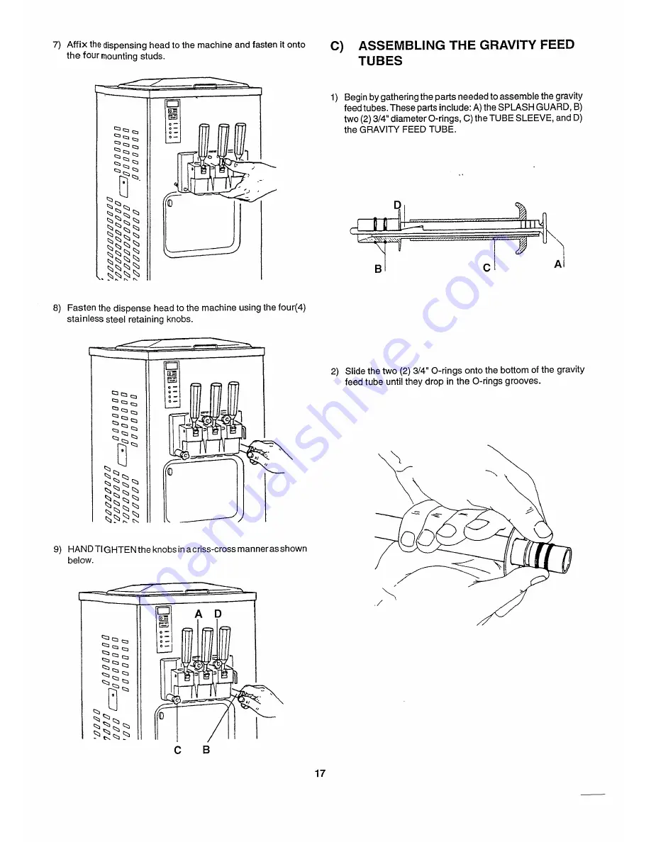 Coldelite UC 931 G Operation & Service Manual Download Page 20