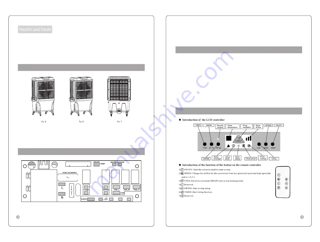 COLDWAVE JH801 Owner'S Manual Download Page 3