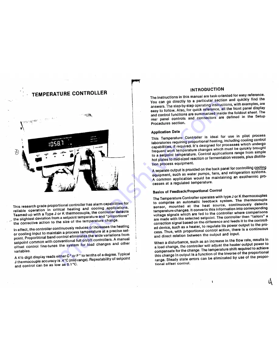 Cole Parmer Digi-Sense 2186-00 Operator'S Manual Download Page 4