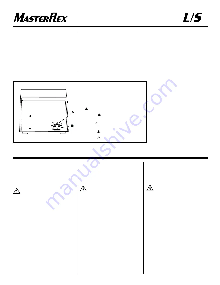 Cole Parmer MasterFlex L/S 7524-40 Скачать руководство пользователя страница 9