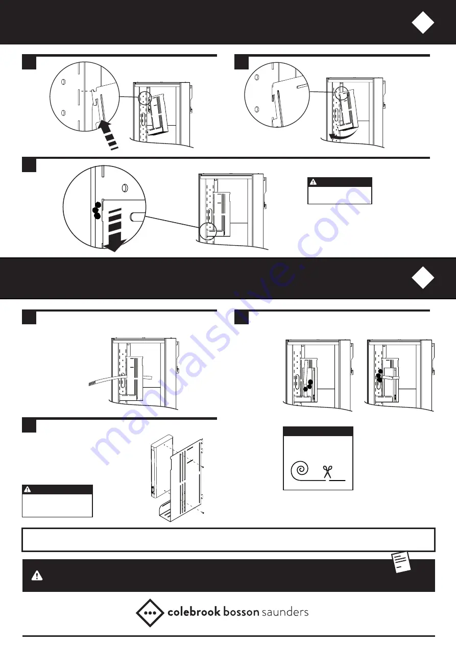 Colebrook Bosson Saunders AV/VC One Codec Mount Installation Instructions Download Page 2