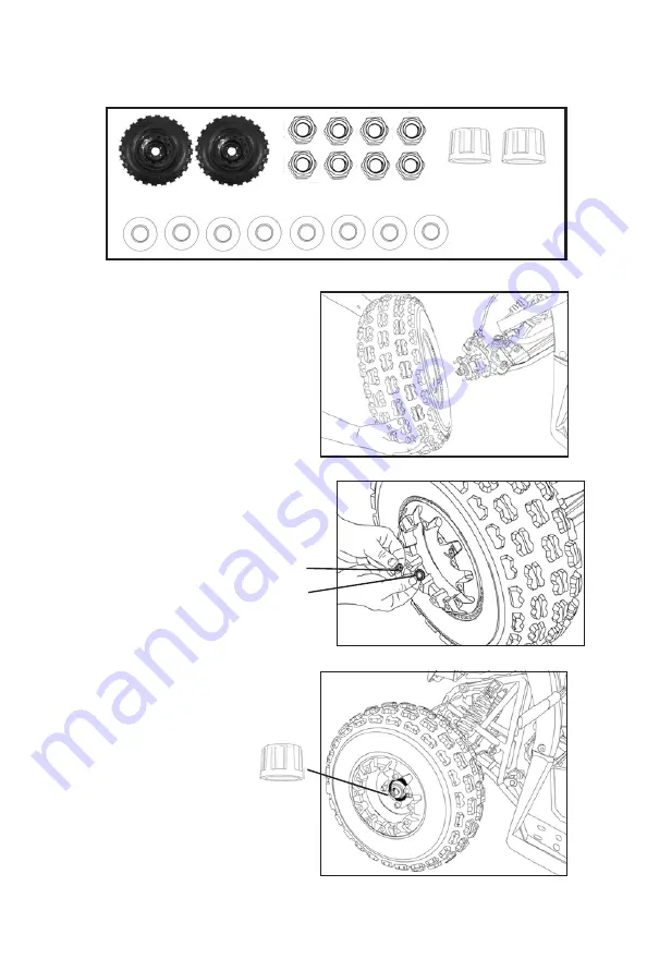 Coleman Powersports AT125EX Assembly Instructions Manual Download Page 12