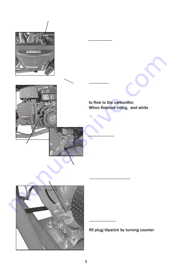 Coleman Powersports CC100X Owner'S Manual Download Page 13