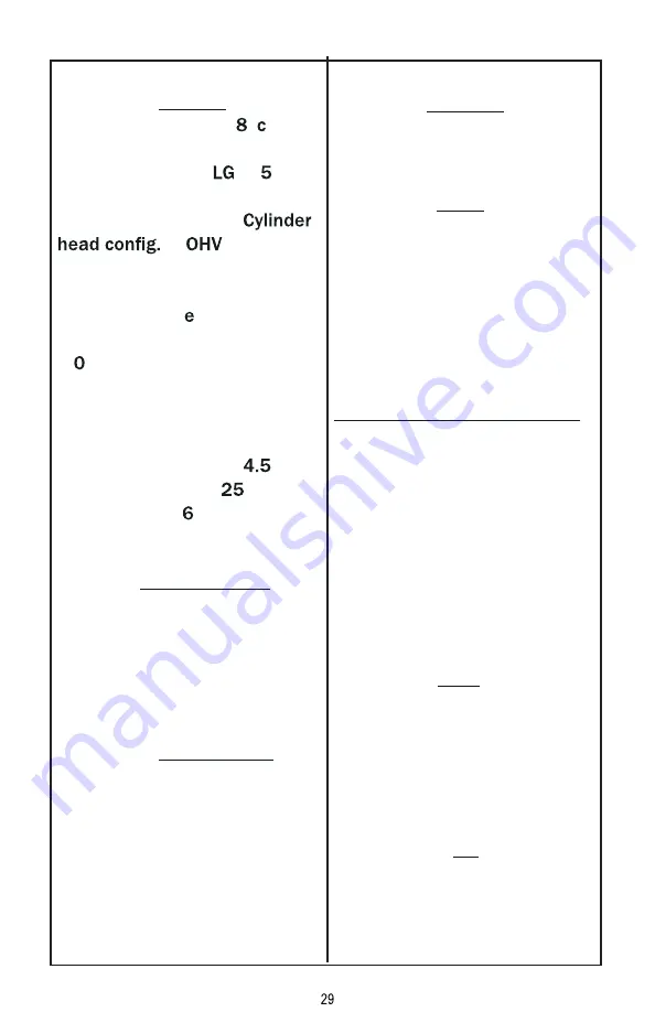 Coleman Powersports CC100X Owner'S Manual Download Page 33