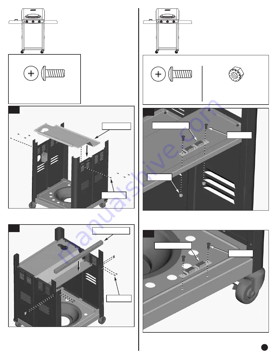 Coleman 5100 LP Gas Series Assembly Manual Download Page 11