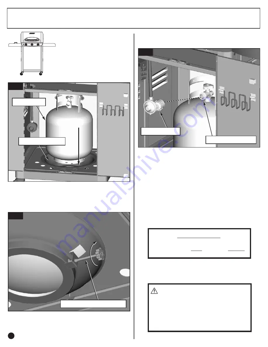 Coleman 5100 LP Gas Series Assembly Manual Download Page 24