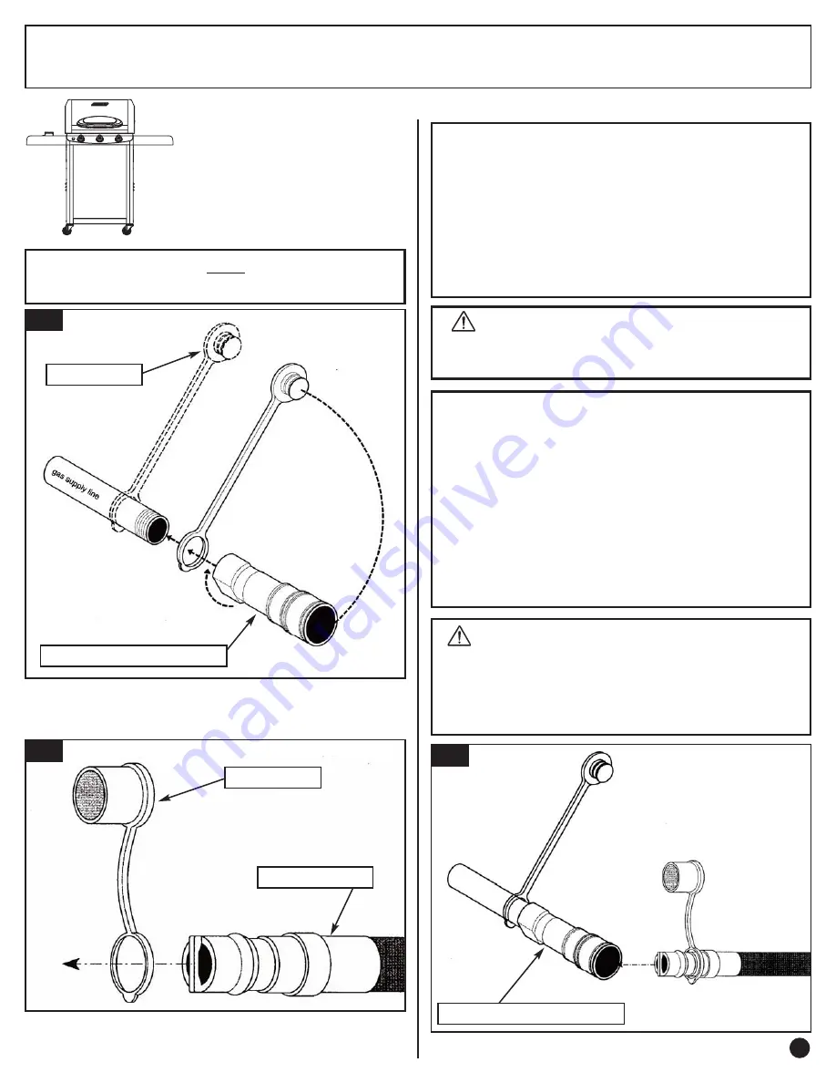 Coleman 5100 LP Gas Series Assembly Manual Download Page 25