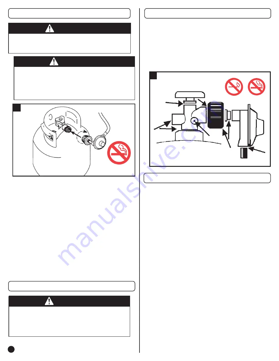 Coleman 5100 LP Gas Series Assembly Manual Download Page 26