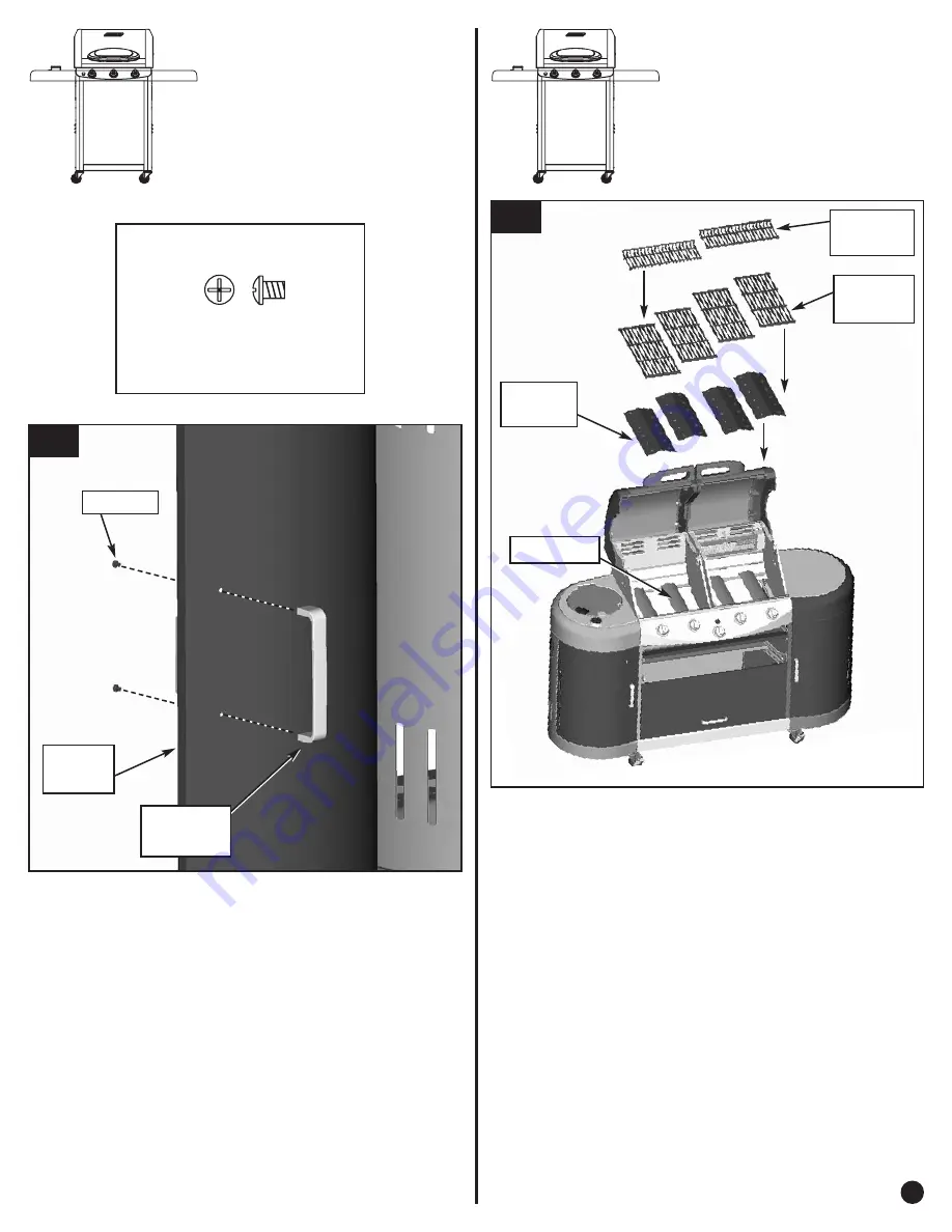 Coleman 7700 LP Gas Series Assembly Manual Download Page 27