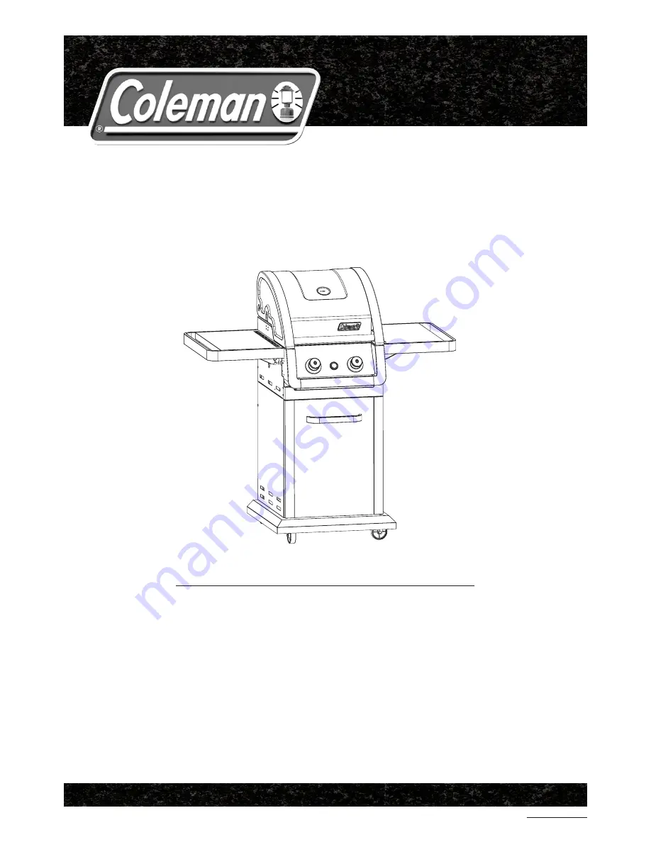 Coleman 85-3046-2 (G35301) Propane Assembly Manual Download Page 1