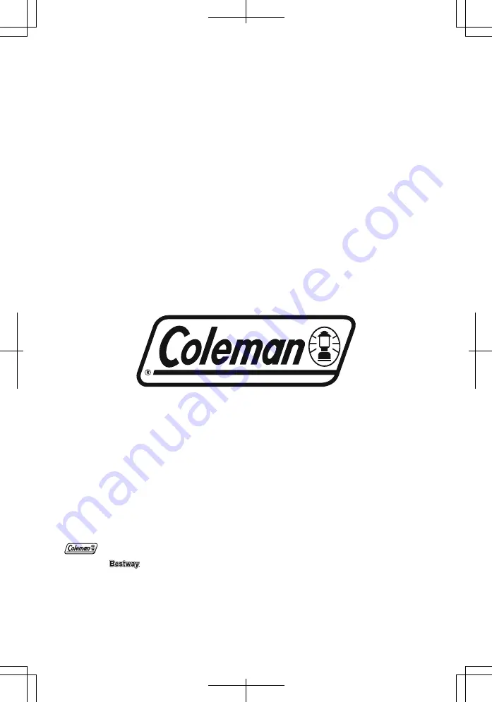 Coleman 90445E Owner'S Manual Download Page 12