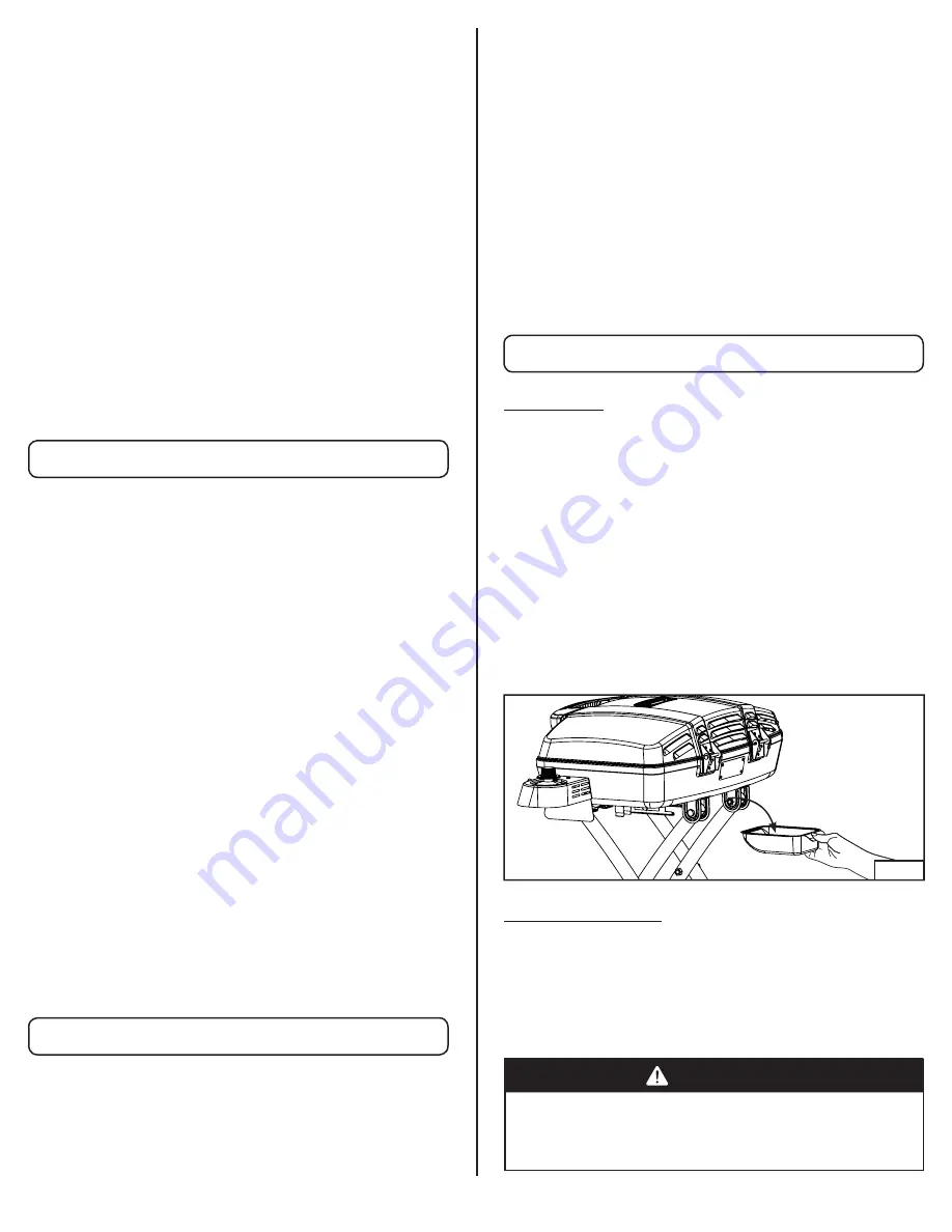 Coleman 9955 Series Use, Care & Assembly Manual Download Page 10