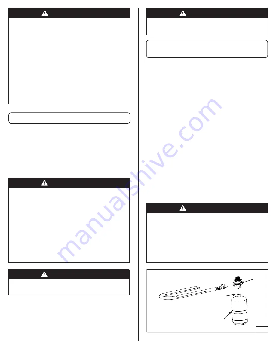 Coleman 9955 Series Use, Care & Assembly Manual Download Page 33