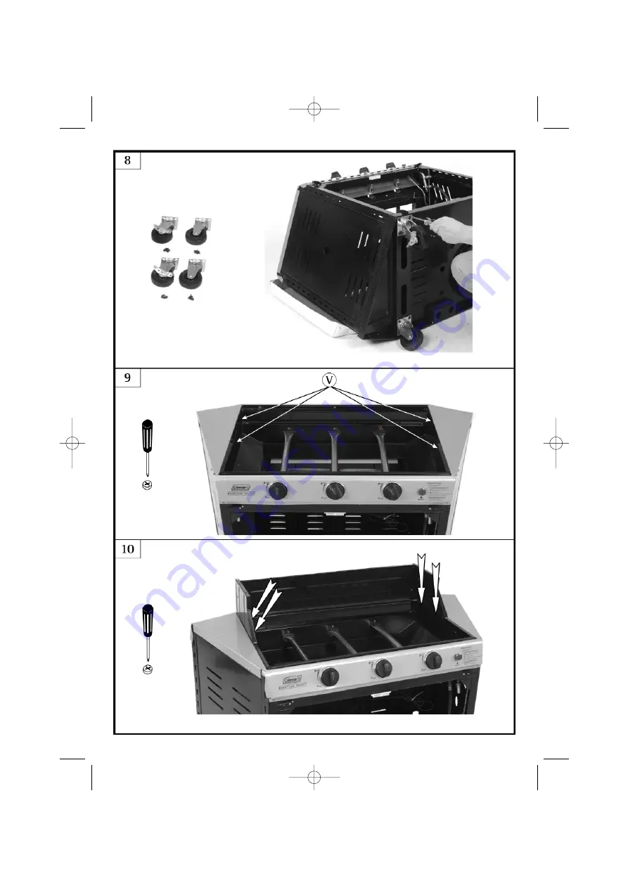 Coleman BACKYARD SELECT 3 BURNER GRILL Скачать руководство пользователя страница 7