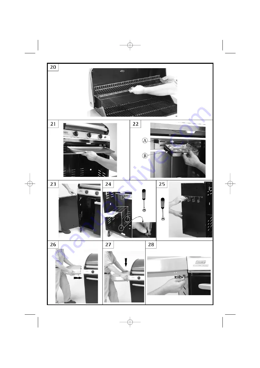 Coleman BACKYARD SELECT 3 BURNER GRILL Operation And Maintenance Download Page 9