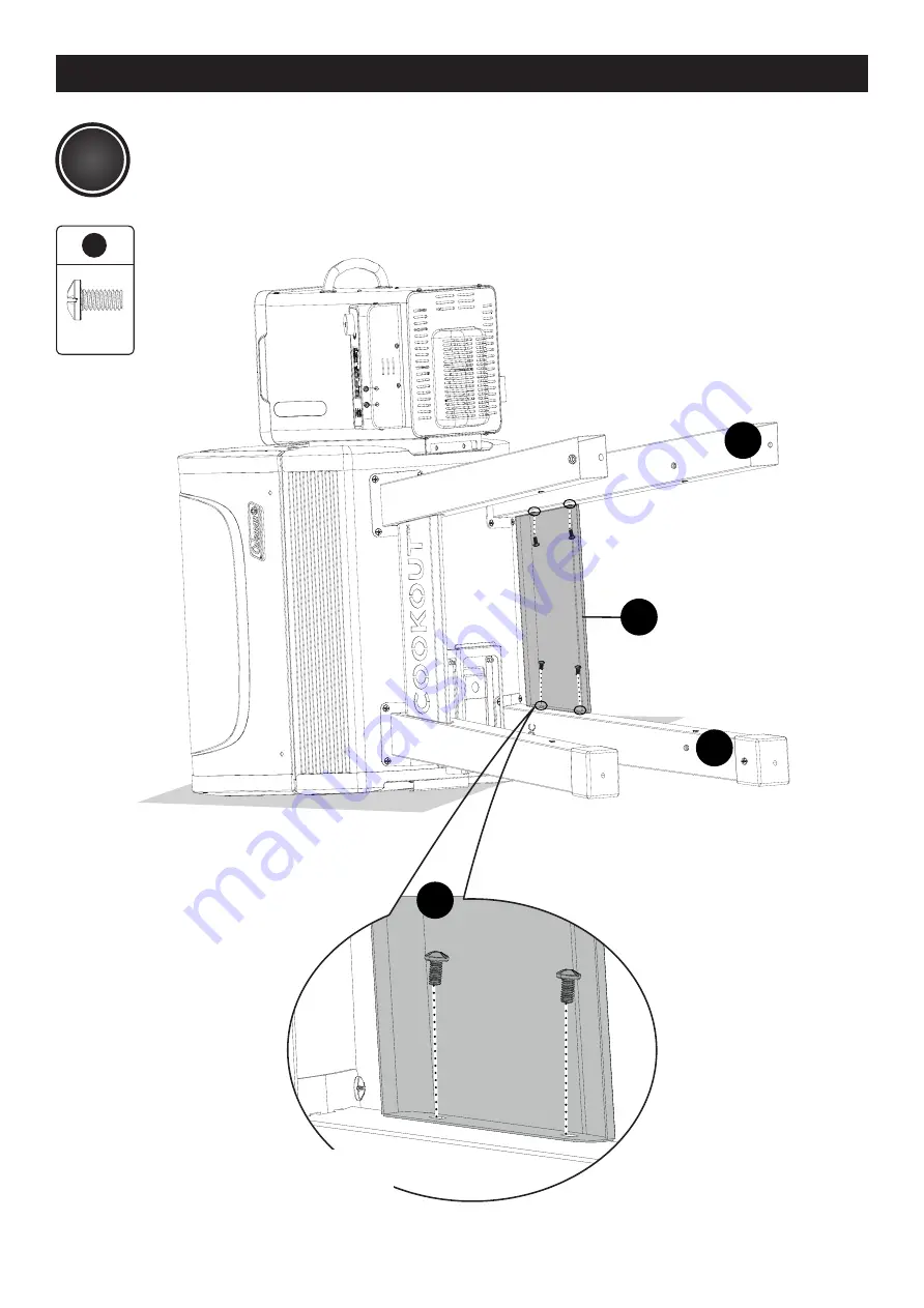 Coleman COOKOUT 085-3189-2 Assembly Manual Download Page 13