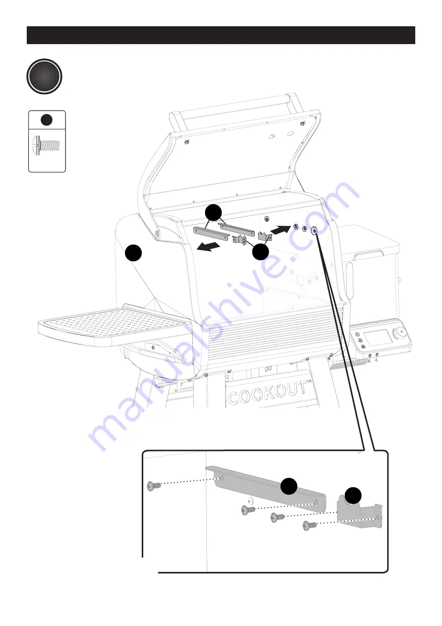 Coleman COOKOUT 085-3189-2 Assembly Manual Download Page 22