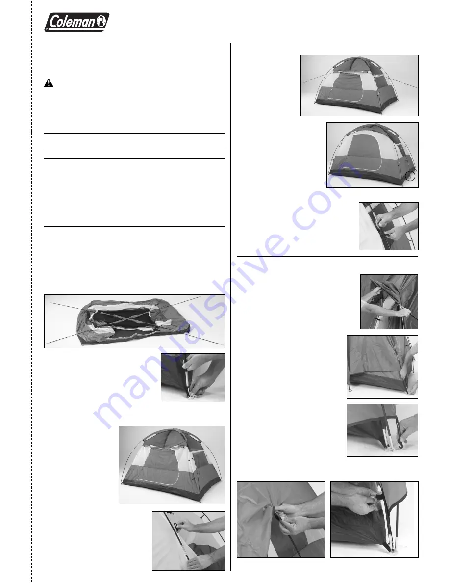 Coleman Evanston 9163-141 Installation Instructions Download Page 1