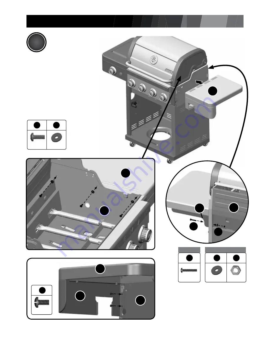 Coleman Revolution 85-3120-4 Assembly Manual Download Page 27